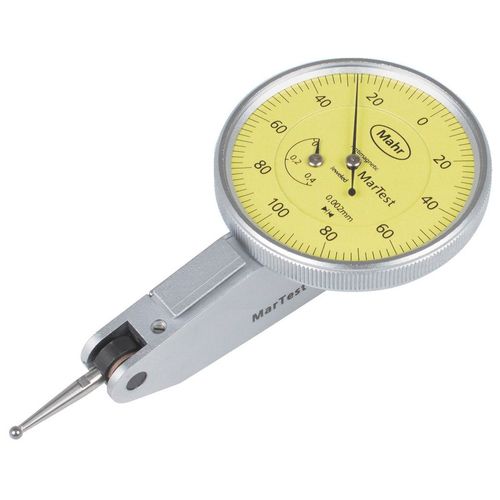 Relógio apalpador 801 SL haste prolongada ±0,010'' resolução 0,0005'' visor 1,1'' MAHR 4306950