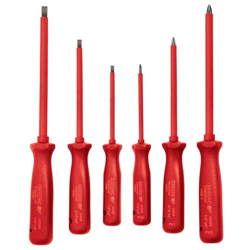 Jogo de Chaves Fenda Simples e Phillips Isoladas 1000 V NBR 9699 Aço Vanadium Gedore 150-160NR