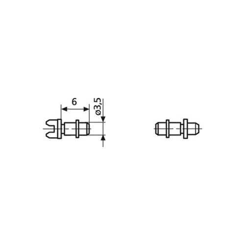 Taper para Rosca Trapezoidal Interna 844 TG Passo 6 mm Aço Especial MAHR 4501845
