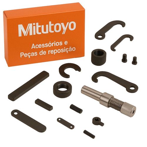 Ponta Rubi Diâmetro 2mm L=22,3mm para serie 513 Mitutoyo 21CZA210