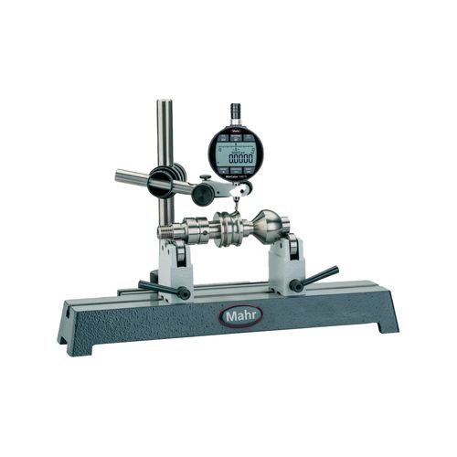 Banco de centragem 818 R 350×110 mm altura 70 mm aço inoxidável MAHR 4622250