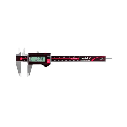 Paquímetro digital MarCal 16 EWRi faixa 0–150 mm resolução 0,01 mm aço inoxidável MAHR 4103400