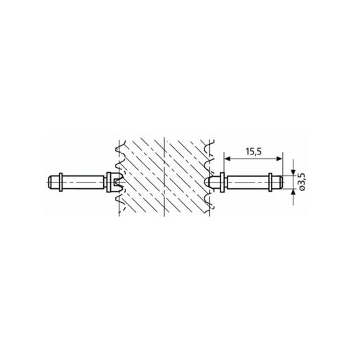 Bigorna em V para roscas internas 844 Tg perfil UST 60° P 24–18 TPI aço especial MAHR 4174417
