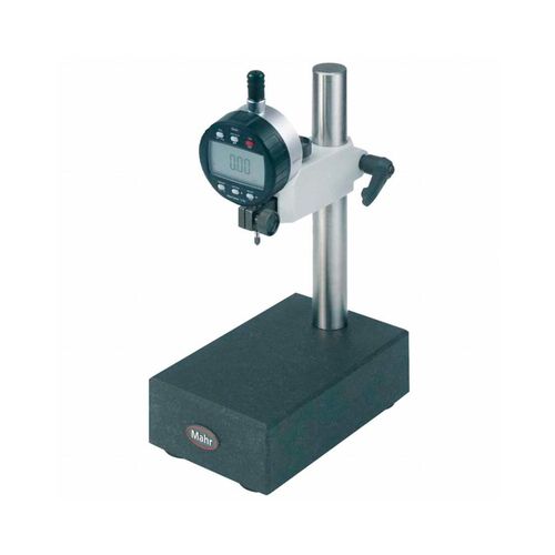 Banco comparador pequeno com placa de granito MarStand 820 NG 0–130 mm aço inoxidável MAHR 4430100
