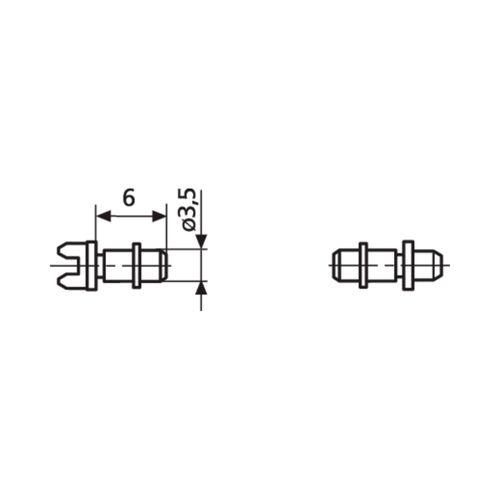 Bigorna intercambiável cônica para rosca interna Multimar 844 Tg UST 60° 32–24 TPI aço especial MAHR 4174616
