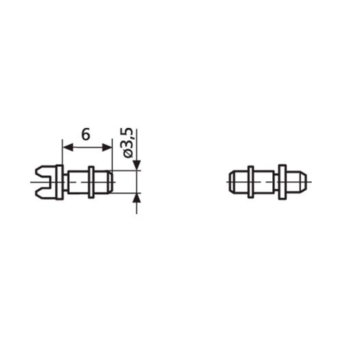 Bigorna intercambiável tipo V para rosca externa UST 60° 14–10 TPI aço especial MAHR 4173119