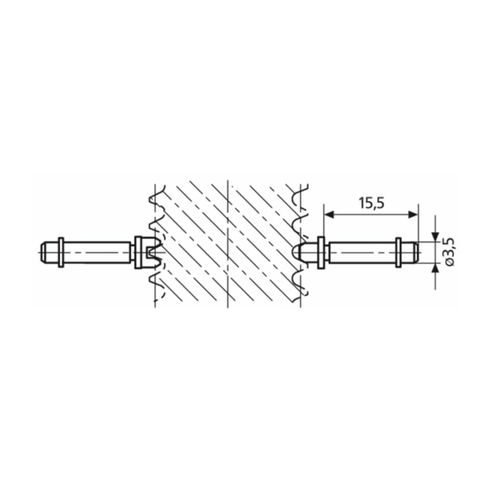 Bigorna intercambiável lâmina para rosca externa métrica 60° 0,45 mm 852-F M aço especial MAHR 4173712