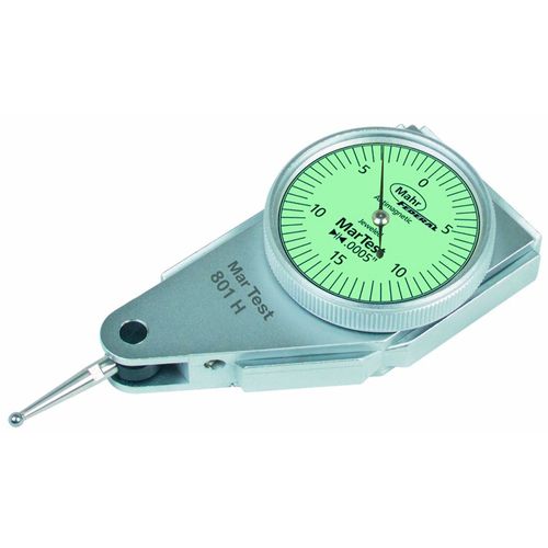Relógio apalpador MarTest 801 H ±0,015'' 0,0005'' aço cromado MAHR 4303950