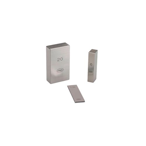 Bloco padrão retangular margage 417/2 481,10 mm aço classe2 mahr 4803382