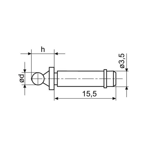 Bigorna esférica MaraMeter 0,86-5mm aço endurecido MAHR 4170970