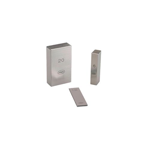 Bloco padrão retangular MarGage 417/2 131,4mm aço classe 2 MAHR 4803330
