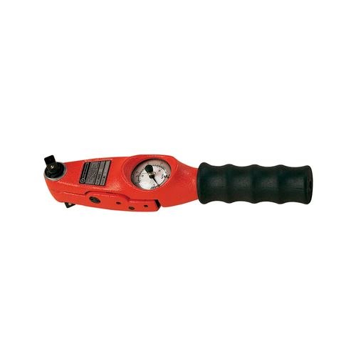 Torquímetro com Relógio e Ponteiro de Arraste Quadrado de 1/4" Capacidade em N.M 2,4-12 Resolução 0,5 N.M com Luz de Sin Ref. ADS 12 AS Gedore 052.459