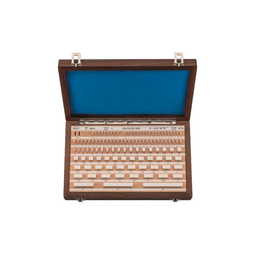 Bloco padrão retangular cerâmico 408 C/2/So 112 peças classe 2 cerâmica MAHR 4800462