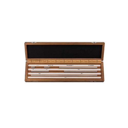 Conjunto blocos padrão paralelo 412/1 125-500mm classe 1 aço MAHR 4800426