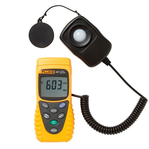 Luxímetro digital 20~200000 Lux 20~20000 Fc Resolução 0,01 Lux JIS C1609 EMC IEC61326 IEC61010 Fluke-941