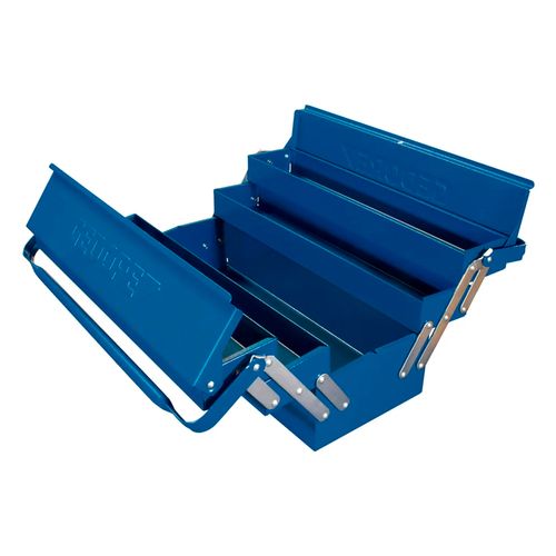 Caixa Sanfona 5 Gavetas 50x20x23 cm Carga 25 kgf Furo Cadeado 8,3 mm Aço Gedore 1335SANFONA SFER