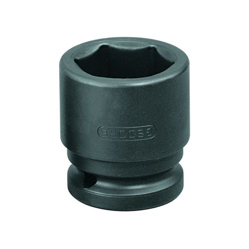 Soquete Sextavado de Impacto 6 mm Encaixe 1/2 pol 36 mm DIN 3121 ISO 1174 DIN 3129 ISO 2725-2 Gedore K19-6