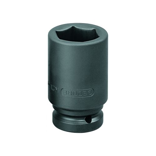 Soquete Sextavado de Impacto 2.3/16 pol Encaixe 1 pol Longo 105 mm DIN 3121 DIN 3129 ISO 2725-2 Gedore K21L-2.3/16