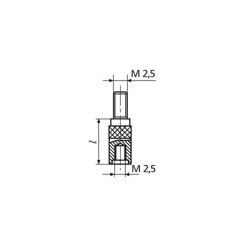 Extensão 912 com comprimento de 35 mm MAHR 4360254