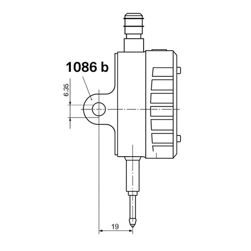 Tampa trazeira 1085 b com orelha MAHR 4336310