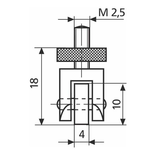 Roletes cilindricos 909 B MAHR 4360221