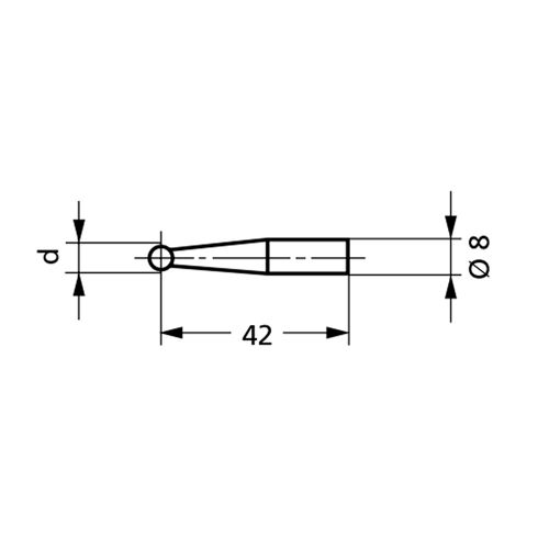 Cable Release for probes 1301 / 1303 MAHR 5313990