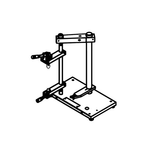 MV53 Vert. measuring stand 2xinside C=100 Mahr 5115775