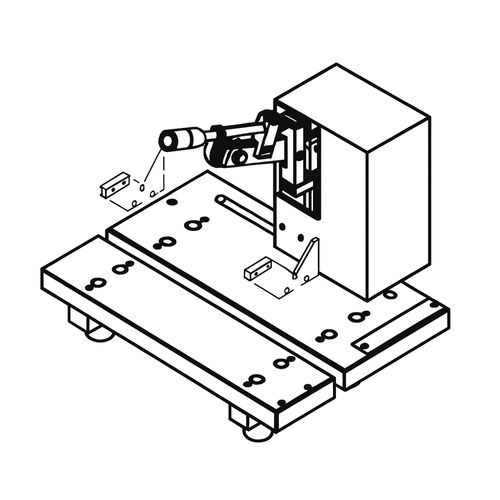 Suporte de medição horizontal motorizado RPM L355 Mahr 5115810