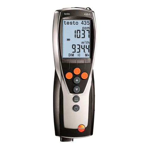 Instrumento multifunção HVAC IAQ testo 435-1 IP54 impressão via impressora rápida sondas opcionais TESTO 0560 4351