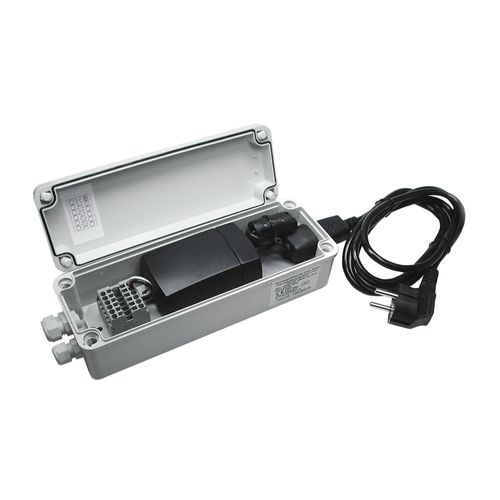 Fonte de alimentação Testo 24 VDC 350 mA 110 a 240 VAC montagem de mesa gabinete de proteção para transmissores Testo 0554 1748