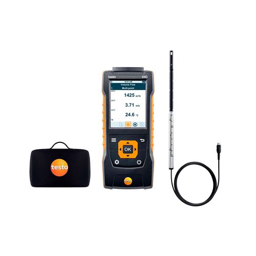 Kit luxímetro digital 0 a 100000lux 0,1lux classe C DIN 5032-7 TESTO 0563 4402