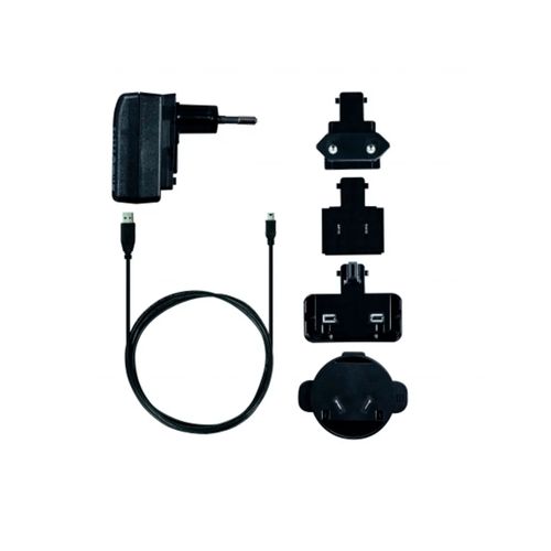 Fonte de alimentação para Testo Saveris 2 e 160 100 a 240 VAC 5 VDC 900 mA USB micro cabo 1,5 m plugues internacionais Testo 0572 2020