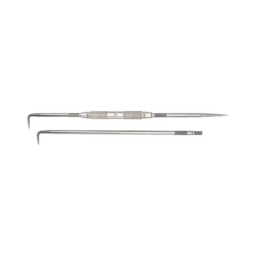 Riscador aperfeiçoado 3 pontas 300 mm corpo estriado aço temperado pontas intercambiáveis Starrett 67A