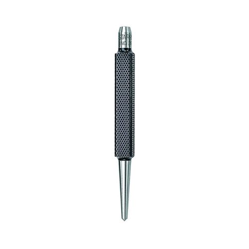 Punção de centro haste quadrada 100 x 3,0 mm corpo aço temperado ponta cônica antirrolo Starrett 264D
