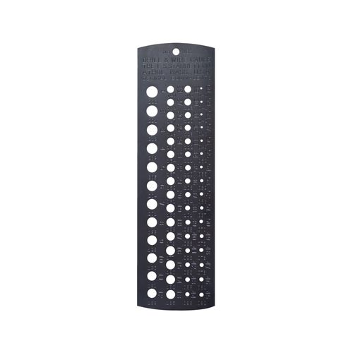Fieira para brocas e arames de aço N.1-60 0,228-0,040'' acabamento preto fosco STARRETT 186