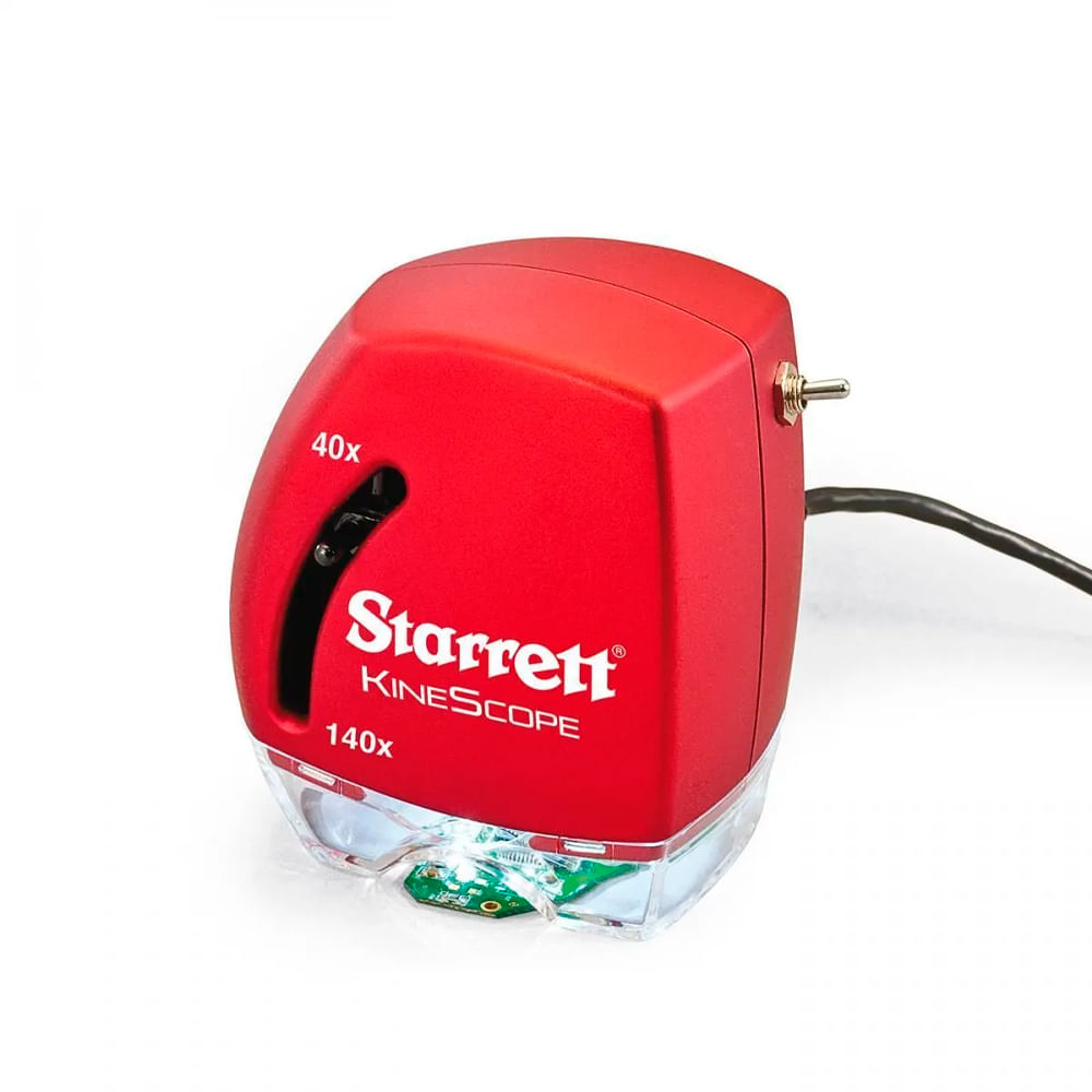 Microscópio digital portátil KineScope 40-140X LED USB VLink STARRETT ...