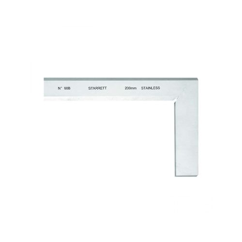Esquadro de precisão com fio 100x70mm sem base aço inoxidável STARRETT 60B-100