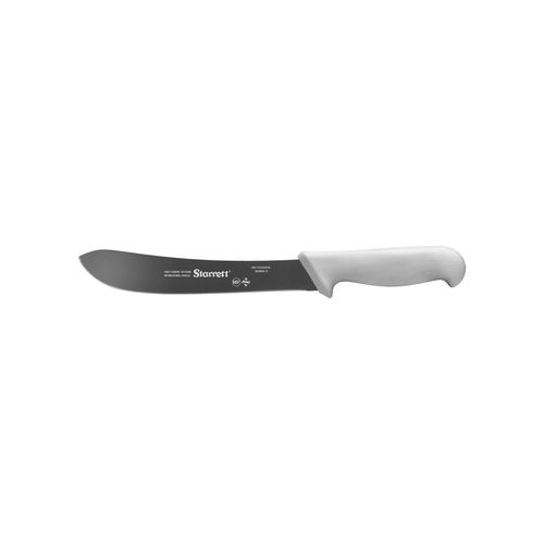 Faca de evisceração lâmina curvada estreita 25cm 10'' cabo branco STARRETT BKW606-10
