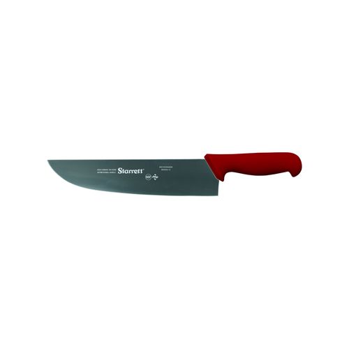Faca de carne refile de mesa lâmina reta larga 30cm 12'' cabo vermelho STARRETT BKR303-12