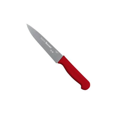 Faca de carne refile de mesa lâmina triangular estreita 15cm 6'' cabo vermelho STARRETT BKR302-6