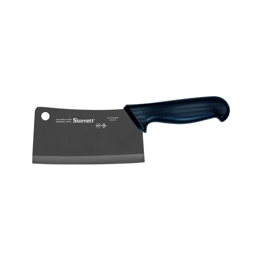 Cutelo lâmina especial 6 15cm aço inox cabo preto NSF Sanitized STARRETT BKB509-6