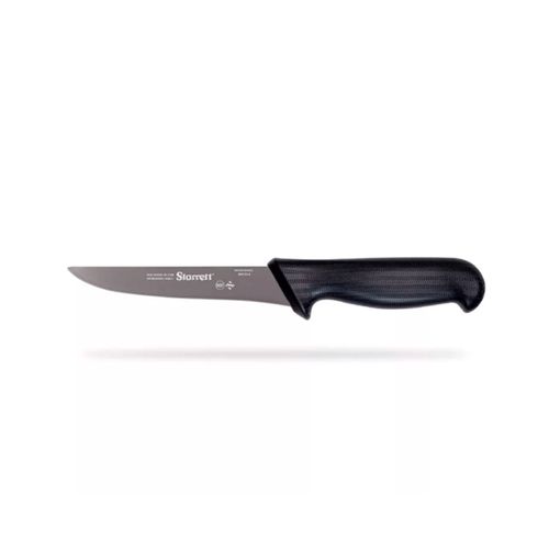 Faca de desossa lâmina curvada estreita 13cm 5'' cabo preto STARRETT BKB106-5