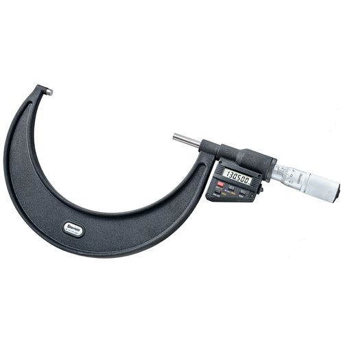 Micrômetro externo digital 350 a 375 mm 14-15'' Res 0,001 mm saída de dados fricção faces metal duro IP54 Starrett 733MEXFLZ-375