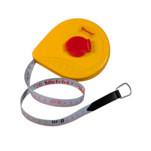 Trena longa arco fechado KTS638 20m fita fibra de vidro ABS à prova d'água STARRETT KTS638-20M