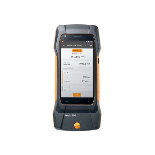 Instrumento universal IAQ Testo 400 pressão diferencial integrada visor touch Bluetooth Wi-Fi TESTO 0560 0400
