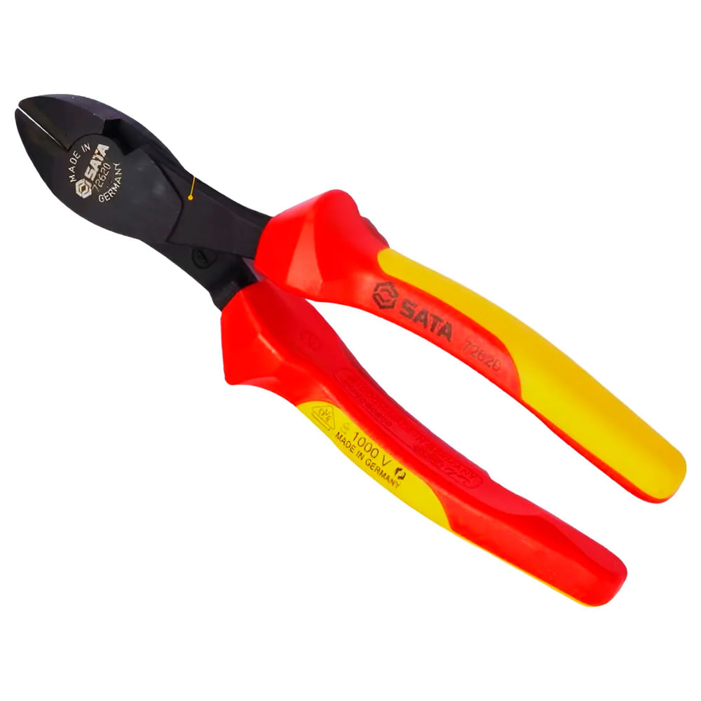 Alicate Diagonal Black 8'' SATA ST72620 - Tecnoferramentas
