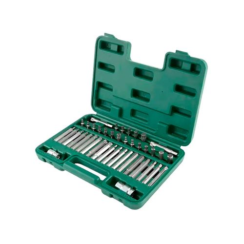 Jogo de Pontas Hexagonais 8mm 42 peças SATA ST09327