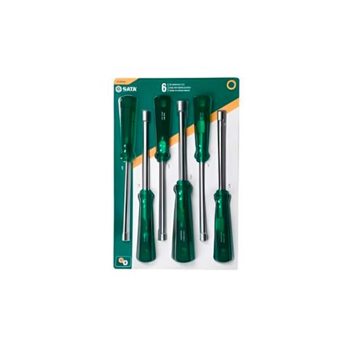 Jogo Chaves Canhão 6 peças 3/16A7/16'' SATA ST08045L