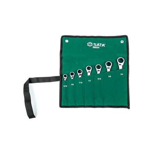 Jogo Chave Combinada Catraca Speedy 7 peças SATA ST08020