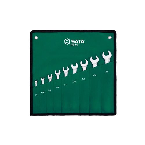 Jogo de Chaves Combinadas 9 peças Pol SATA ST09019G